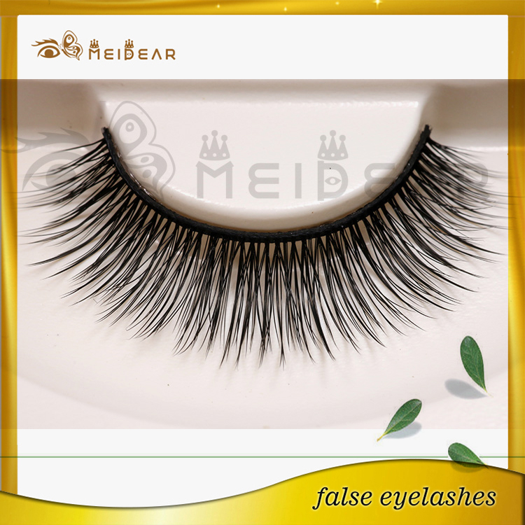 High quality natural looking reusable fake eyelashes 3d lashes